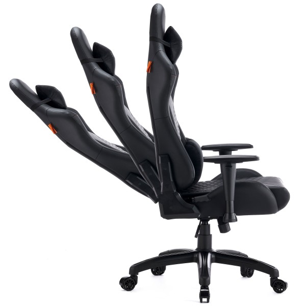 Ігрове крісло Sense7 Spellcaster Senshi Edition XL, екошкіра, чорне