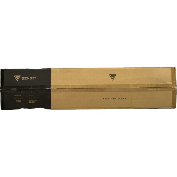 Стіл ігровий Sense7 Nomad Basic 140×60 см, чорний