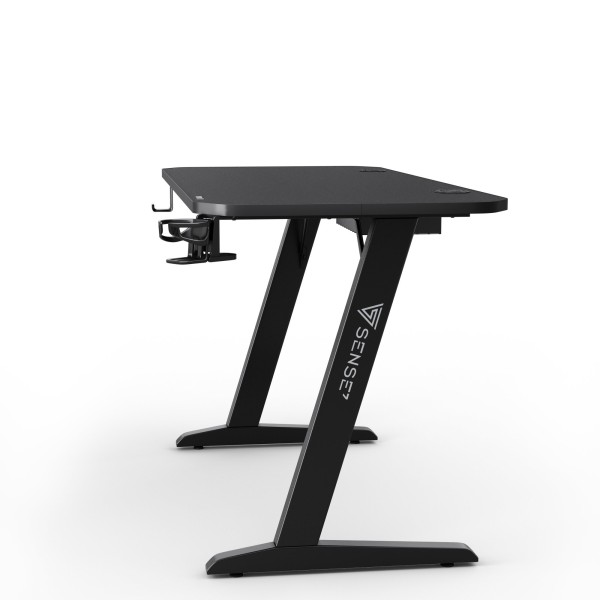 Стіл ігровий SENSE7 Nomad Classic 140×60 см, ігрова поверхня, чорний