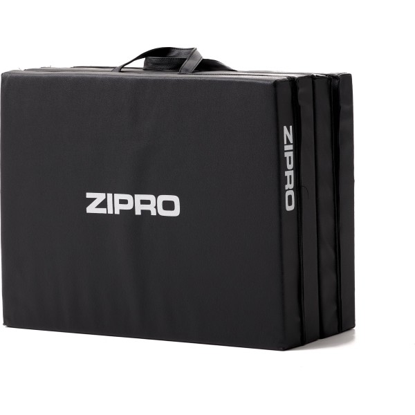 Розкладний гімнастичний матрац Zipro 180×60×5 см, чорний