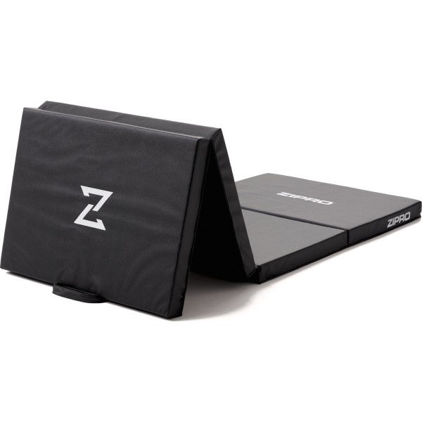 Розкладний гімнастичний матрац Zipro 180×60×5 см, чорний
