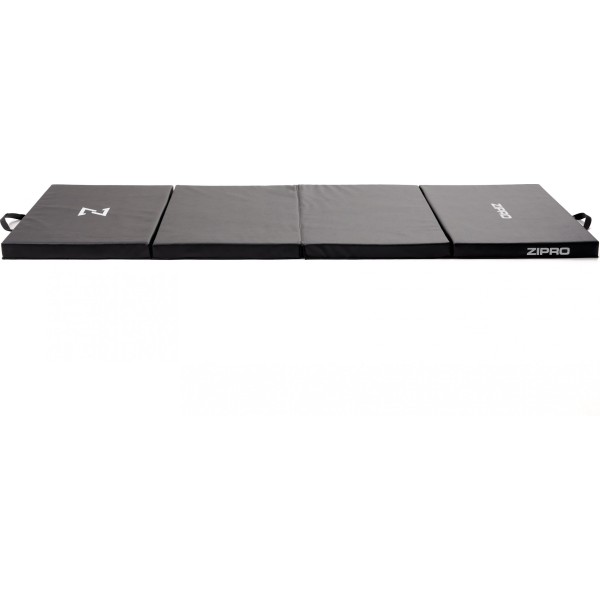Розкладний гімнастичний матрац Zipro 180×60×5 см, чорний