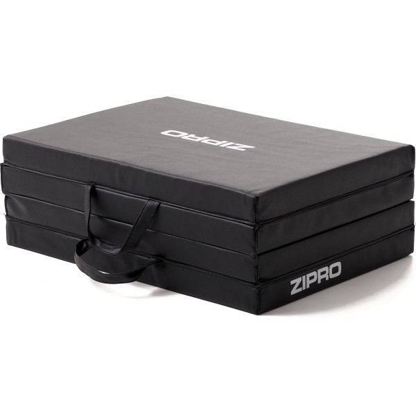 Розкладний гімнастичний матрац Zipro 180×60×5 см, чорний