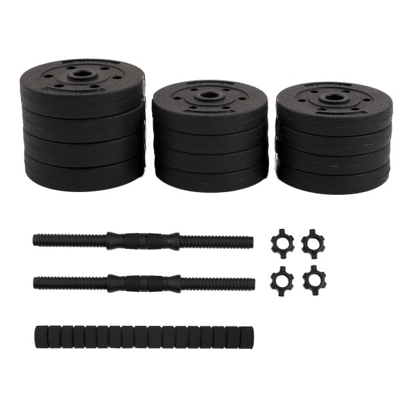 Набір штанги та гантелей з ABS покриттям Zipro, 20 кг