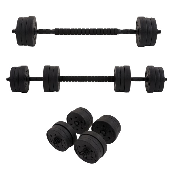 Набір штанги та гантелей з ABS покриттям Zipro, 20 кг