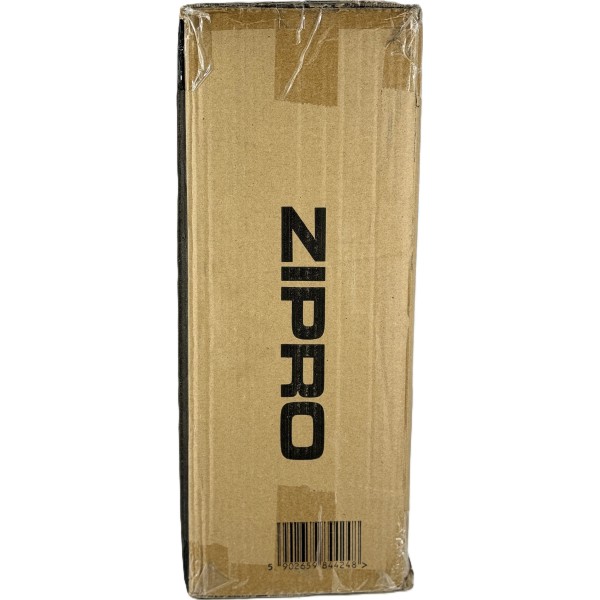 Розкладний гімнастичний матрац Zipro 180×60×4 см, чорний