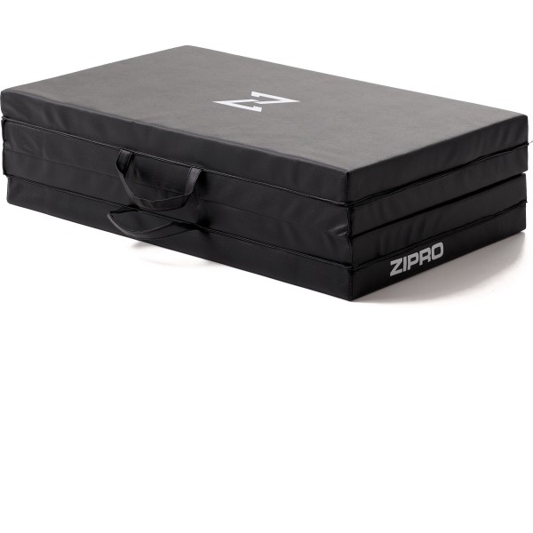 Розкладний гімнастичний матрац Zipro 195×80×5 см, чорний