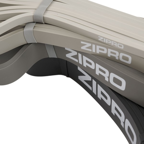 Гумки опору Zipro PowerBand латексні, 4 шт. сірі