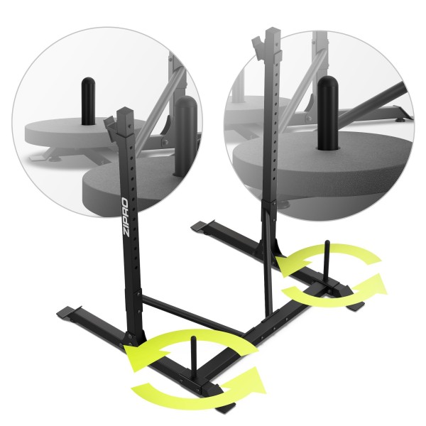 Стійки під штангу Zipro Press з тримачами для дисків