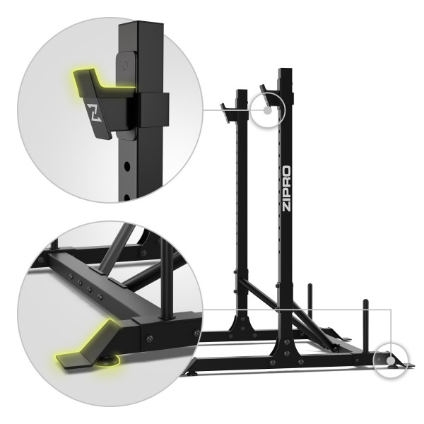 Стійки під штангу Zipro Press з тримачами для дисків
