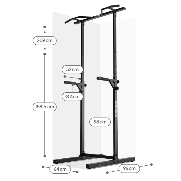 Турнік з брусами Zipro Pullup