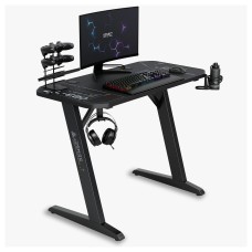 Стіл ігровий SENSE7 Nomad Cybernetic 100×50 см, ігрова поверхня, чорний