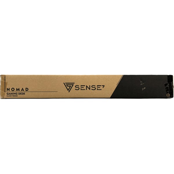 Стіл ігровий SENSE7 Nomad Classic 100×50 см, ігрова поверхня, чорний