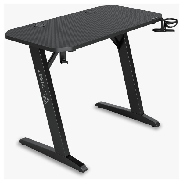 Стіл ігровий Sense7 Nomad Basic 100×50 см, чорний
