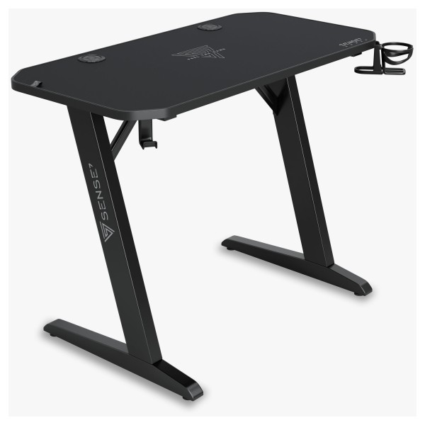 Стіл ігровий SENSE7 Nomad Classic 120×60 см, ігрова поверхня, чорний