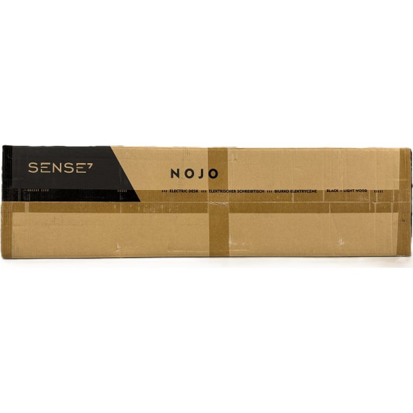 Стіл з регулюванням висоти Sense7 Nojo 120×60 см, електричний, чорно-бежевий