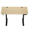 Стіл з регулюванням висоти Sense7 Nojo 120×60 см, електричний, чорно-бежевий