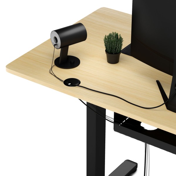 Стіл з регулюванням висоти Sense7 Nojo 120×60 см, електричний, чорно-бежевий