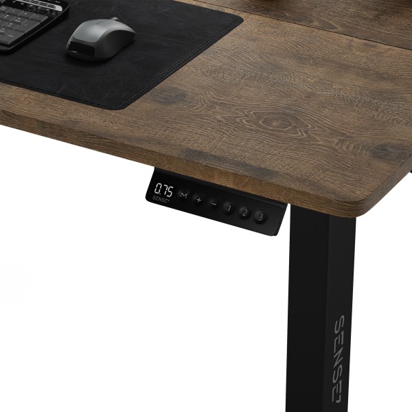 Стіл з регулюванням висоти Sense7 Nojo 120×60 см, електричний, коричневий