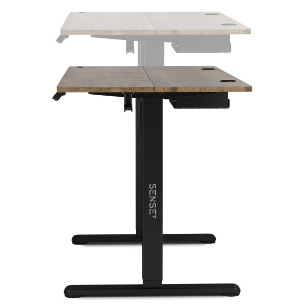 Стіл з регулюванням висоти Sense7 Nojo 120×60 см, електричний, коричневий