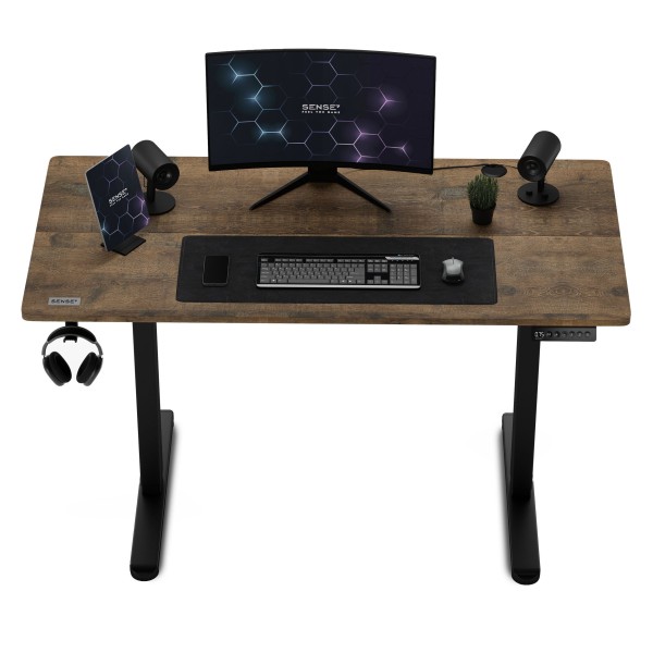 Стіл з регулюванням висоти Sense7 Nojo 120×60 см, електричний, коричневий
