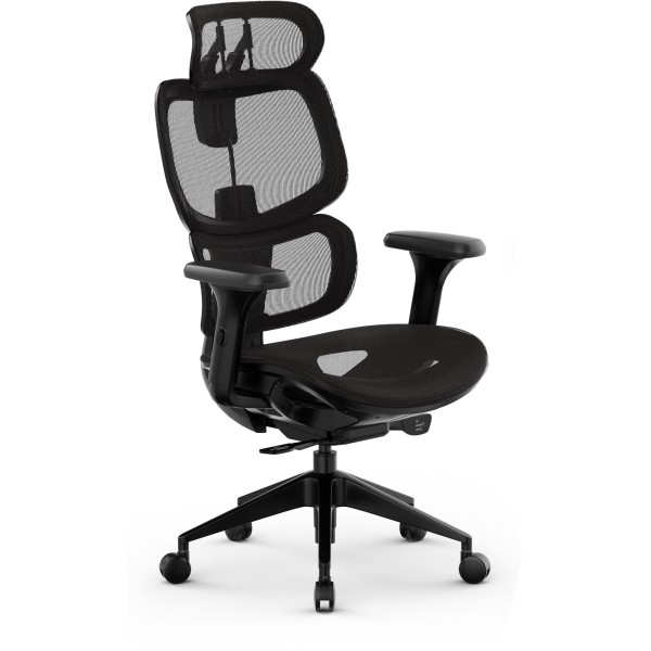 Офісне крісло SENSE7 Nobu, чорне