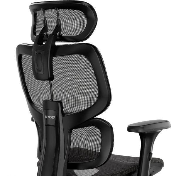 Офісне крісло SENSE7 Nobu, чорне