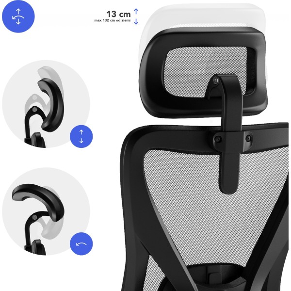 Офісне крісло SENSE7 Tone, чорне