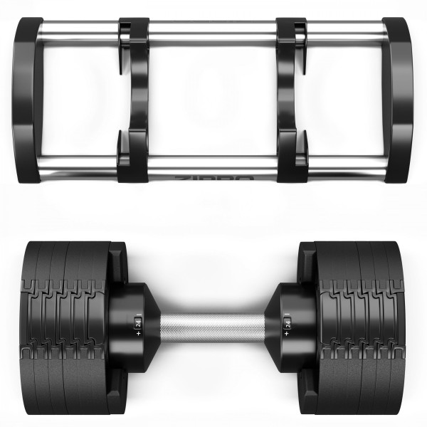 Гантеля з регульованою вагою Zipro Round, 24 кг