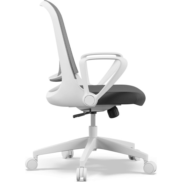 Офісне крісло SENSE7 Sopty, біло-сіре
