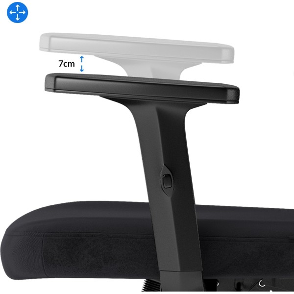 Офісне крісло SENSE7 Veno, чорне