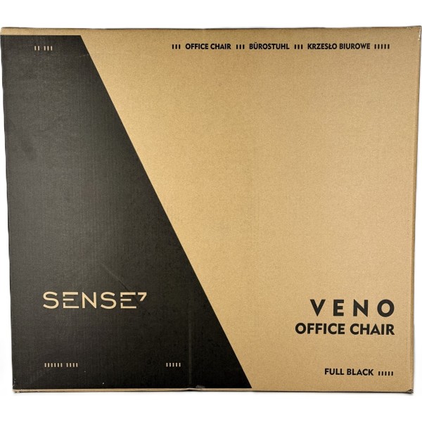 Офісне крісло SENSE7 Veno, чорне