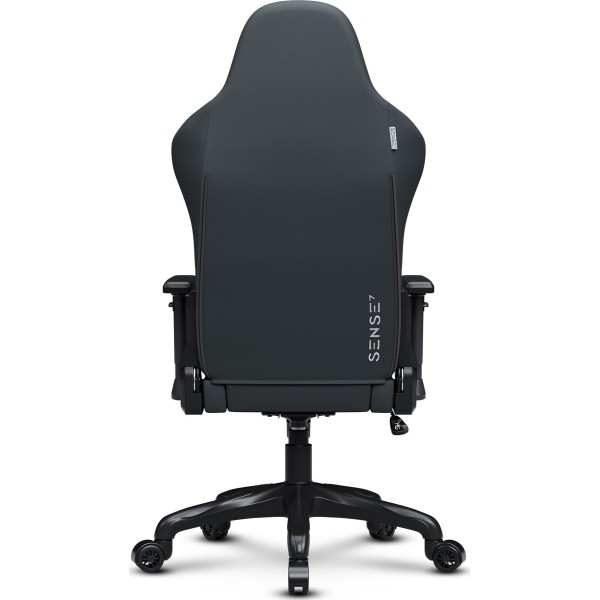 Ігрове крісло SENSE7 Spellcaster Fuku, екошкіра та алькантара, чорне