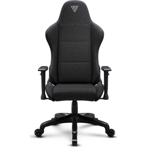 Ігрове крісло Sense7 Spellcaster FUKU, тканина, чорне