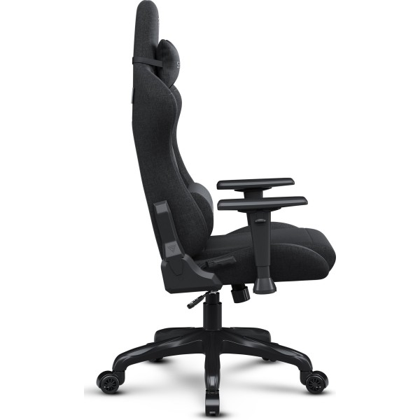 Ігрове крісло Sense7 Spellcaster FUKU, тканина, чорне