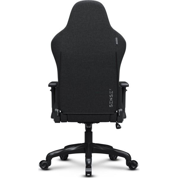 Ігрове крісло Sense7 Spellcaster FUKU, тканина, чорне