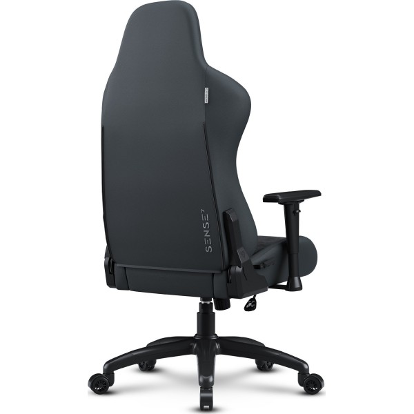Ігрове крісло SENSE7 Spellcaster Fuku XL, екошкіра та алькантара, чорне