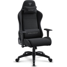 Ігрове крісло Sense7 Spellcaster FUKU XL, тканина, чорне