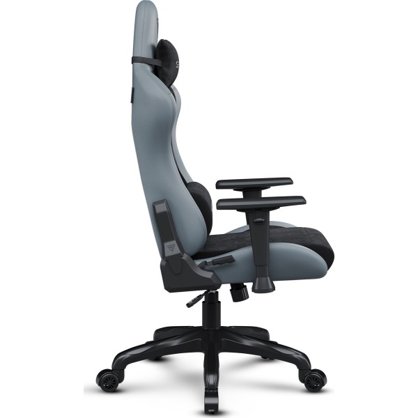 Ігрове крісло SENSE7 Spellcaster Fuku, екошкіра та алькантара, чорно-сіре