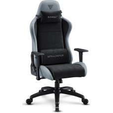 Ігрове крісло SENSE7 Spellcaster Fuku XL, екошкіра та алькантара, чорно-сіре