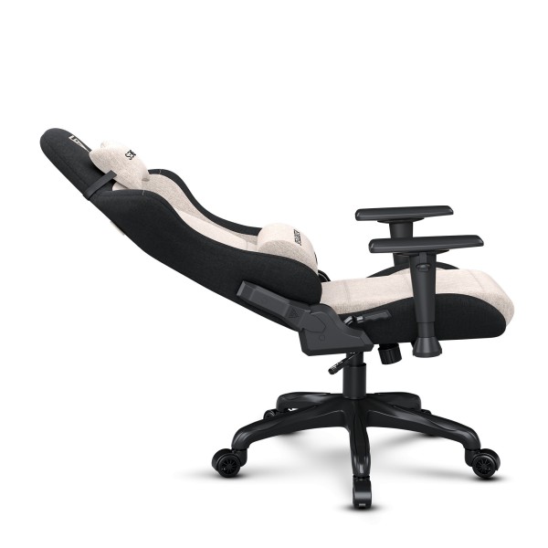 Ігрове крісло Sense7 Spellcaster FUKU, тканина, чорно-бежеве