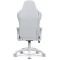 Ігрове крісло SENSE7 Spellcaster Fuku, екошкіра та алькантара, біло-сіре