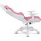 Ігрове крісло Sense7 Spellcaster FUKU, екошкіра, біло-рожеве
