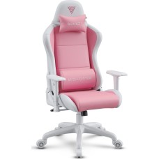 Ігрове крісло Sense7 Spellcaster FUKU, екошкіра, біло-рожеве