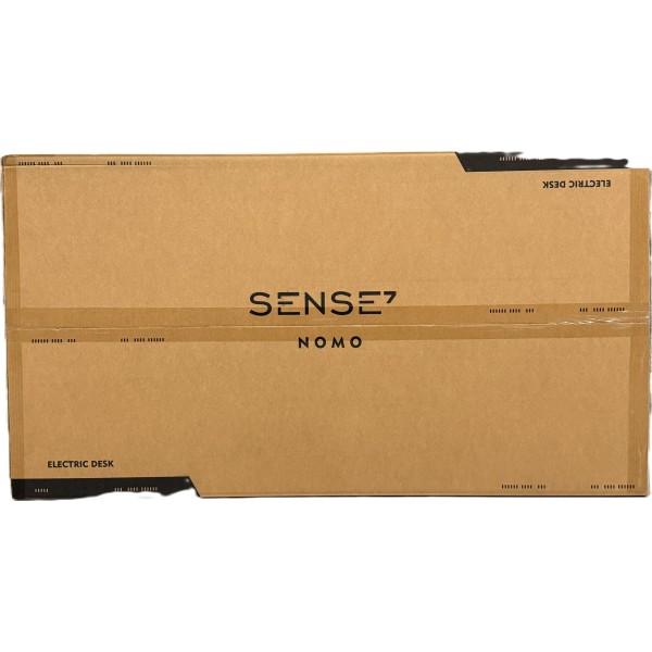 Стіл з регулюванням висоти SENSE7 Nomo 120×60 см, LED, електричний, білий