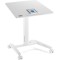 Мобільний стіл з регулюванням висоти SENSE7 70×52 см, механічний, білий