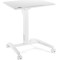 Мобільний стіл з регулюванням висоти SENSE7 70×52 см, механічний, білий