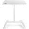 Мобільний стіл з регулюванням висоти SENSE7 70×52 см, механічний, білий