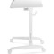 Мобільний стіл з регулюванням висоти SENSE7 70×52 см, механічний, білий
