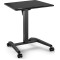 Мобільний стіл з регулюванням висоти SENSE7 70×52 см, механічний, чорний